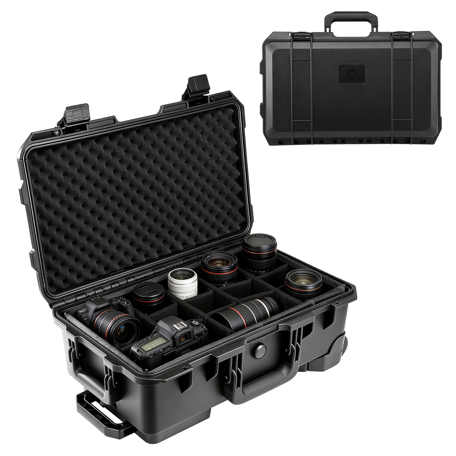 Drone Frame - Professional Large Hard Rolling Camera Case,