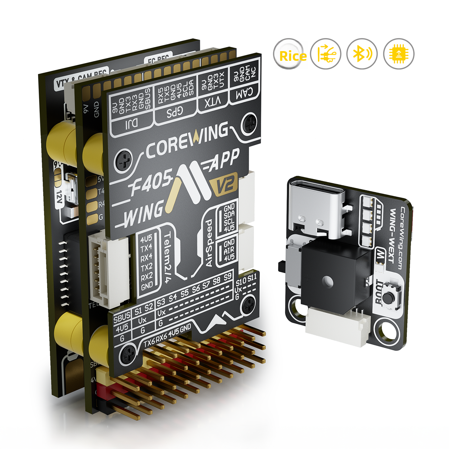 Drone Flight Controller - CSKY SpeedyBee F405 WING MINI Fixed