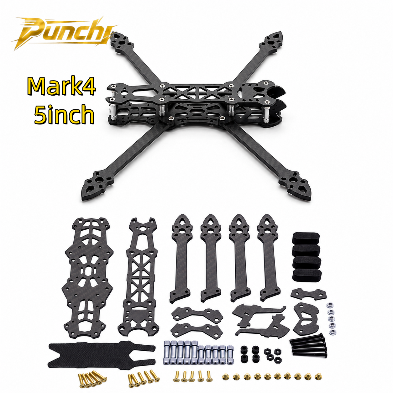Drone Frame - Mark4 5inch FPV Carbon Fiber Frame
