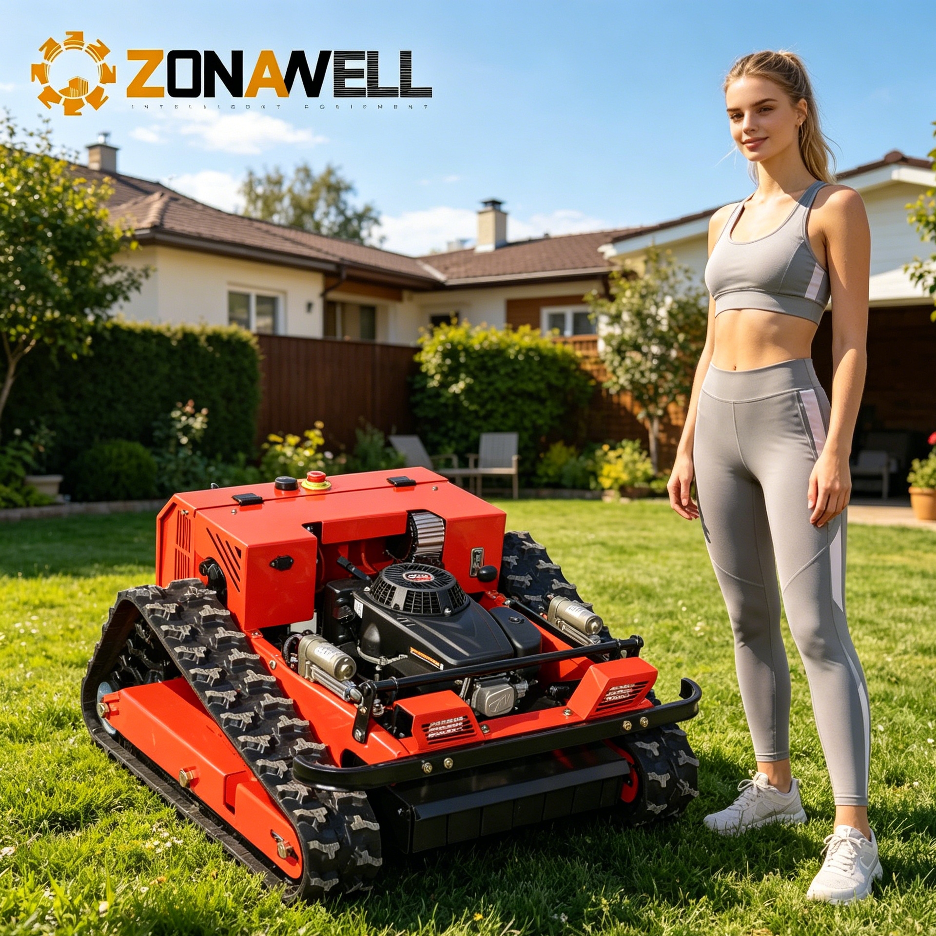 Durable rc lawn mower eu 4-Str - Drone Propeller review and price