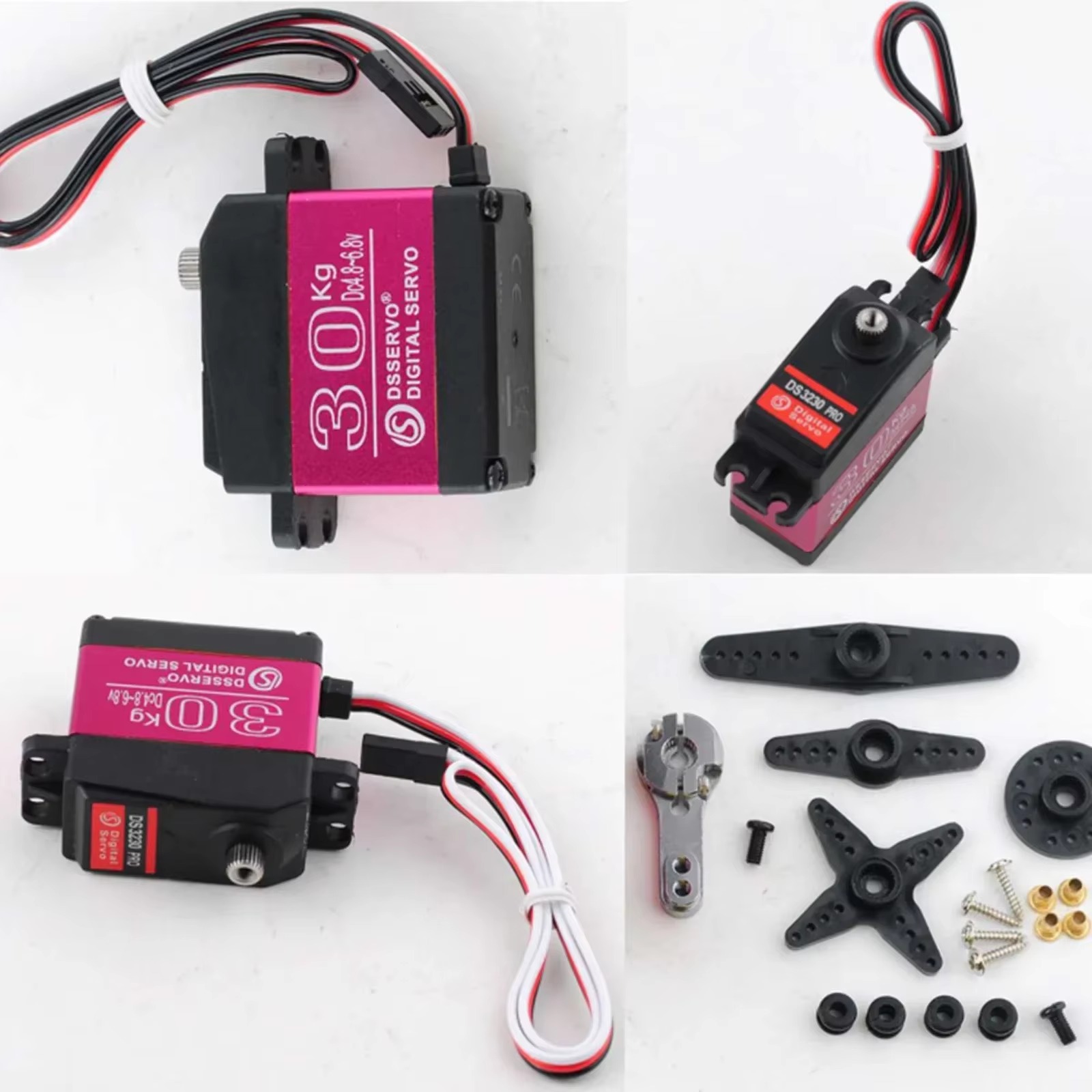 4Pcs DS3230PRO 30KG Digital Se - Drone Arm review and price