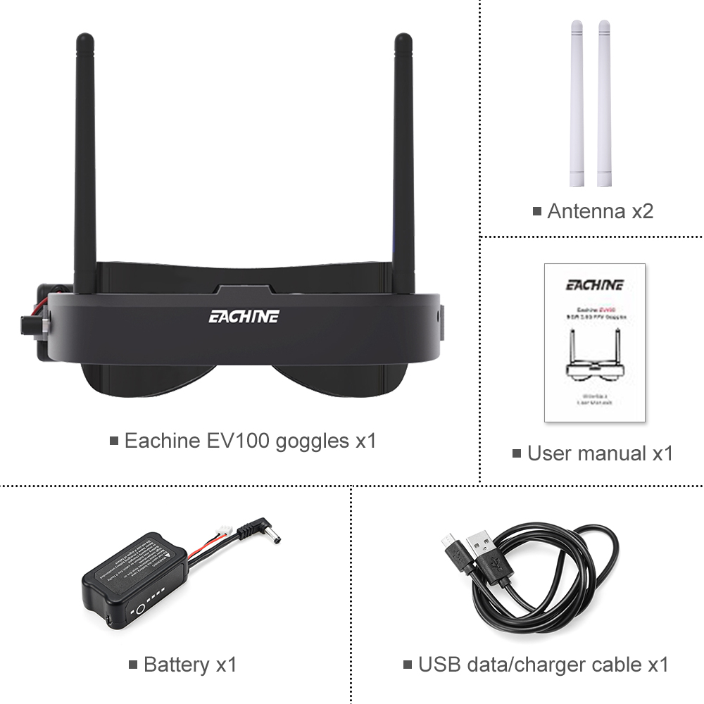 Eachine EV100 720*540 5.8G 72C - Drone Antenna review and price