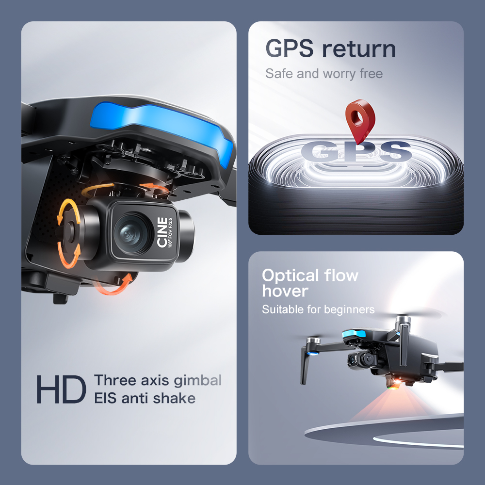 Lenovo GPS S-X1 Drone Three-ax - Drone Gps Mount review and price