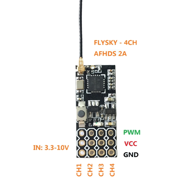 Flysky FS2A Mini Receiver 4CH  - Drone Battery review and price