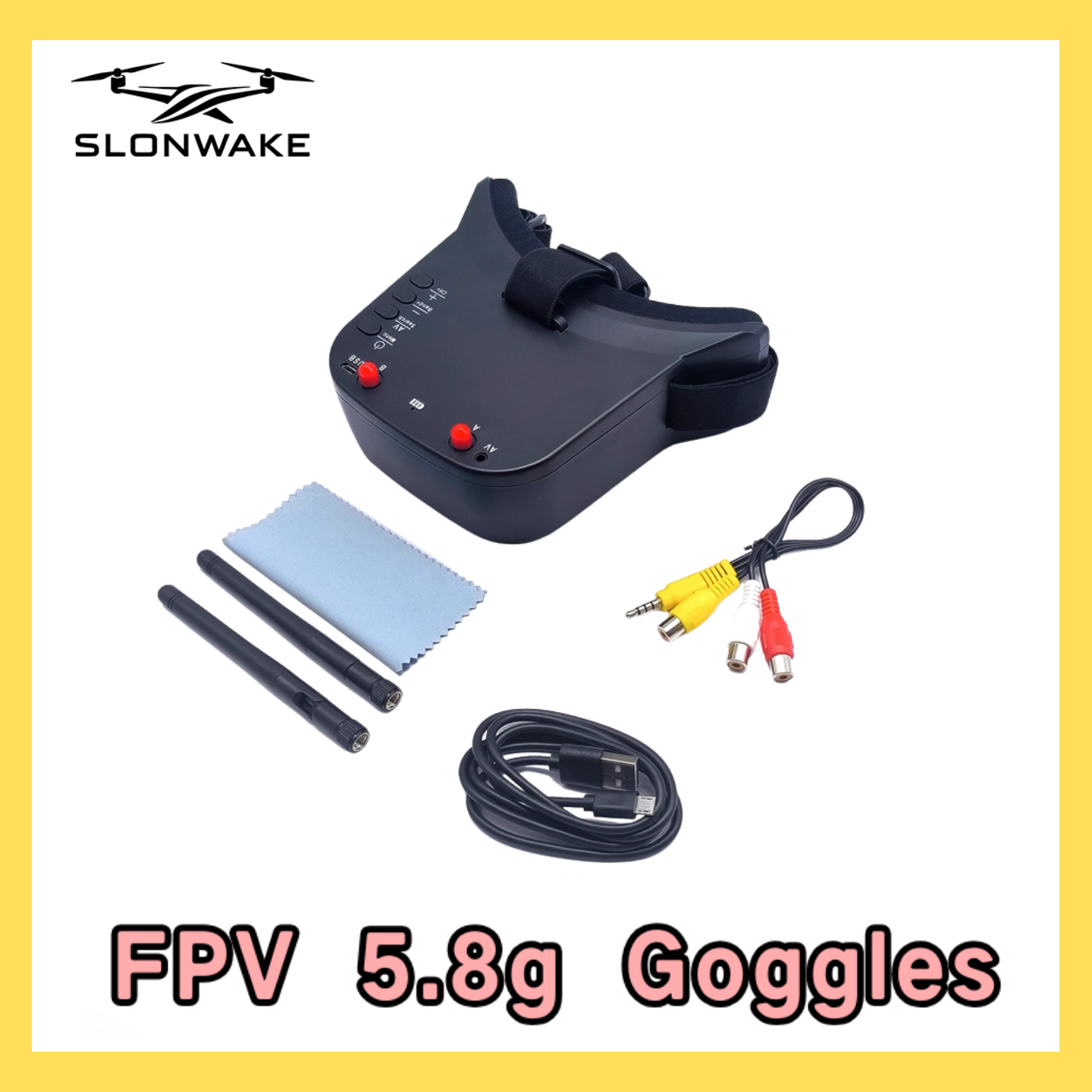SLONWAKE 5.8G 48CH FPV 400mw V - Drone Frame review and price
