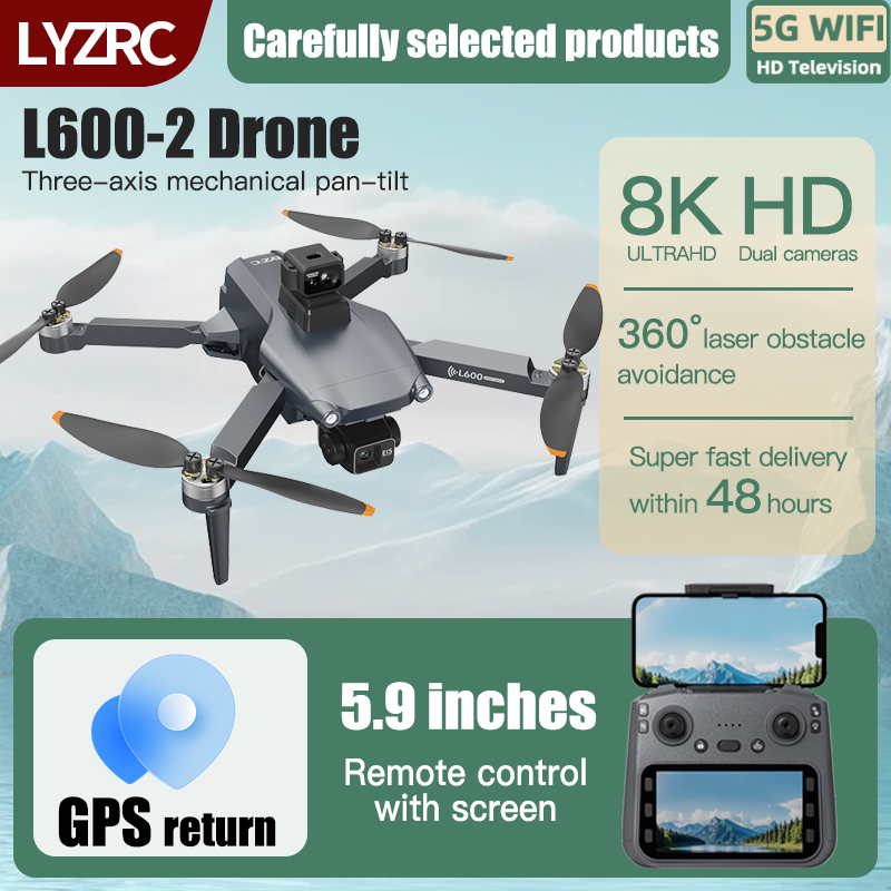 LYZRC L600-2 MAX GPS Drone 3-A - Drone Gps Mount review and price