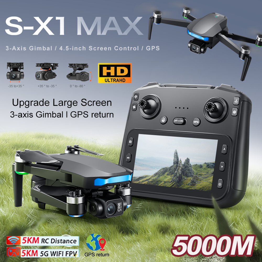 New S-X1 MAX Drone GPS 8K Prof - Drone Gps Mount review and price