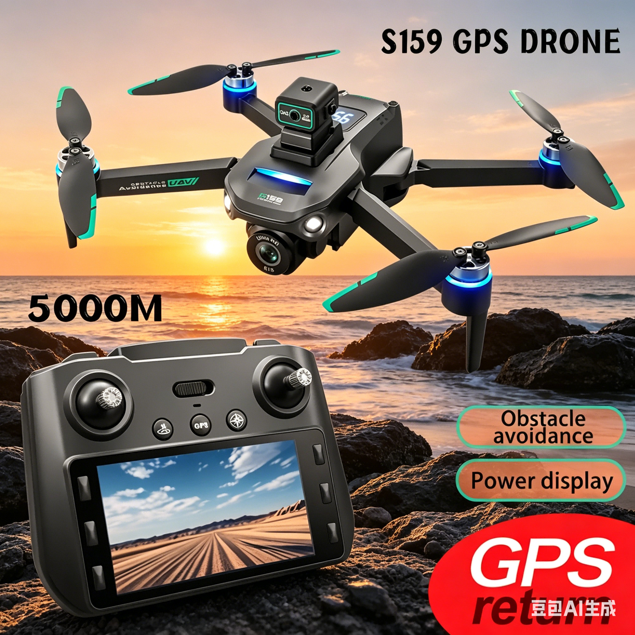 S159 GPS Drone 4K Profesional  - Drone Gps Mount review and price