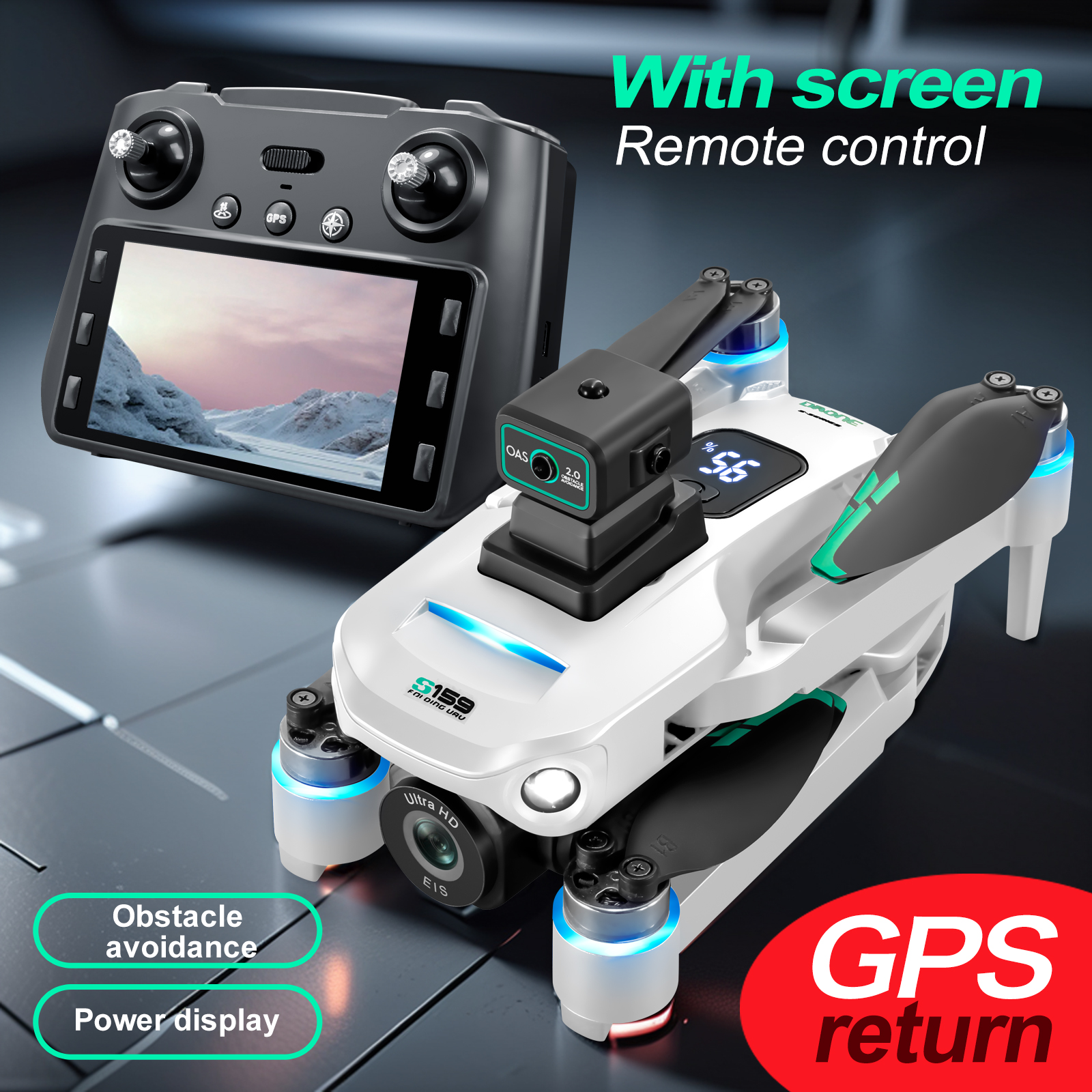 S159 GPS Drone 4K Profesional  - Drone Gps Mount review and price
